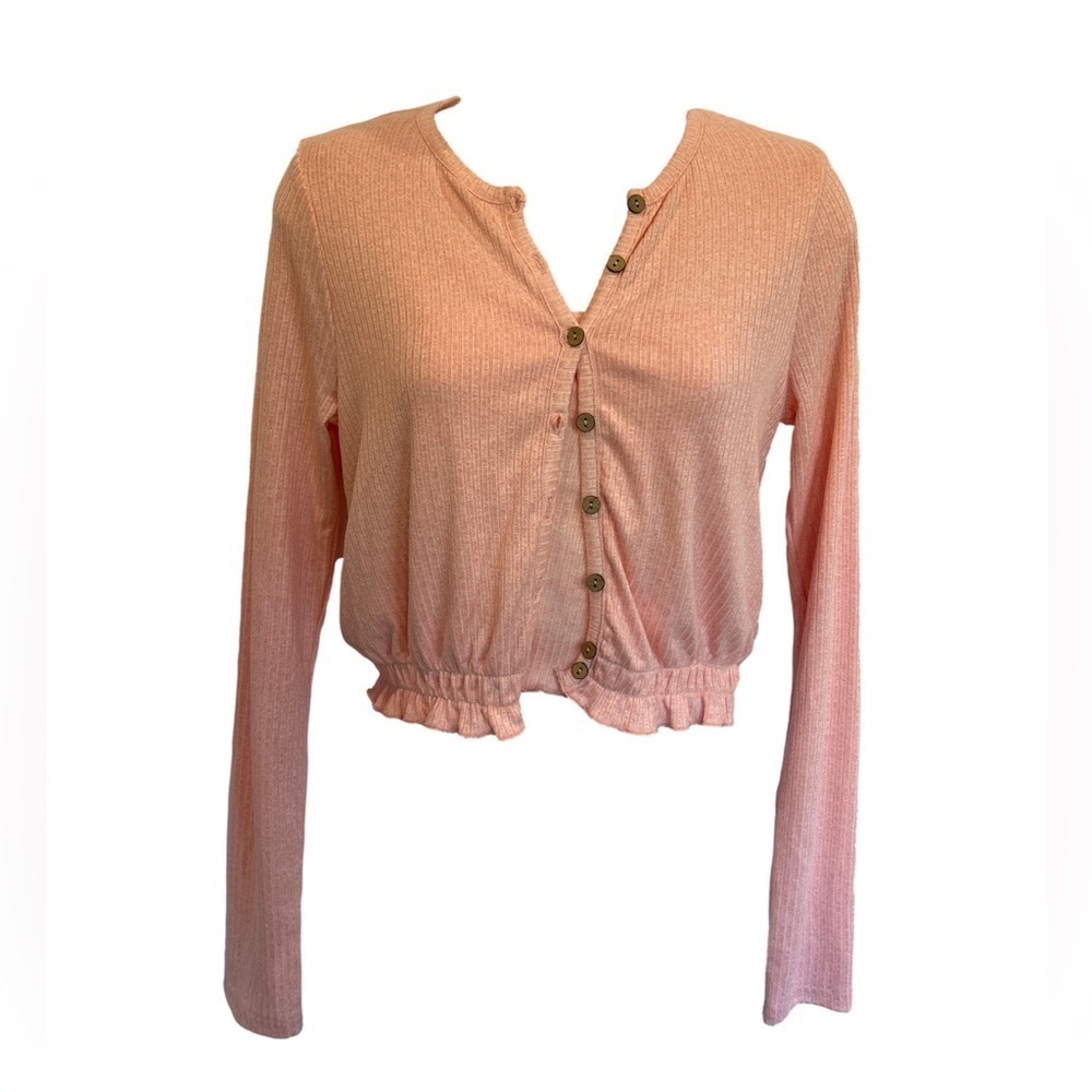 Hyfve Alec 2 piece pale pink ribbed sweater set NWT